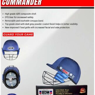 BDM Commander Cricket Helmet